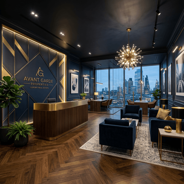 Al-Muzzamil Real Estate office interior